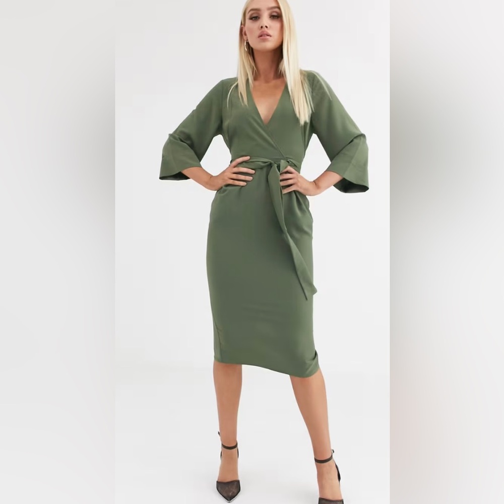 UGC ASOS Kimono sleeve MIDI Pencil Dress